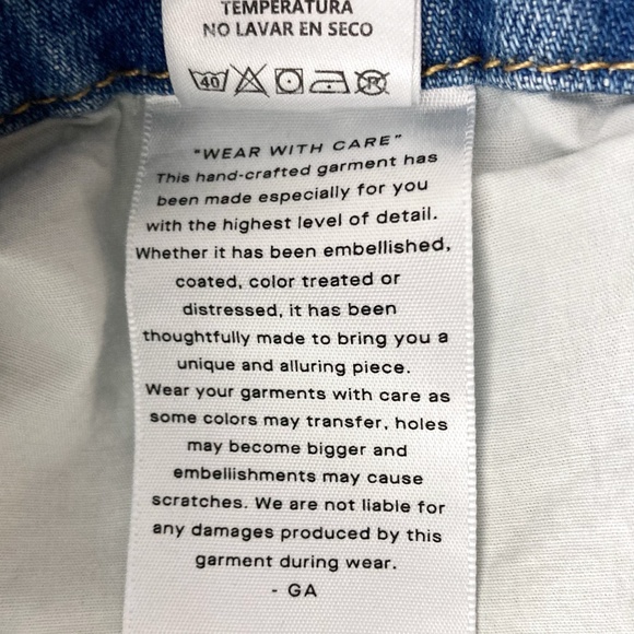 GOOD AMERICAN Good 90s Loose Jeans Indigo054 - Picture 11 of 11